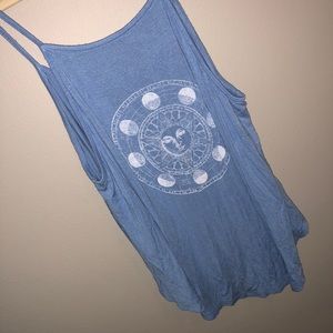LA Hearts Blue Tank Top